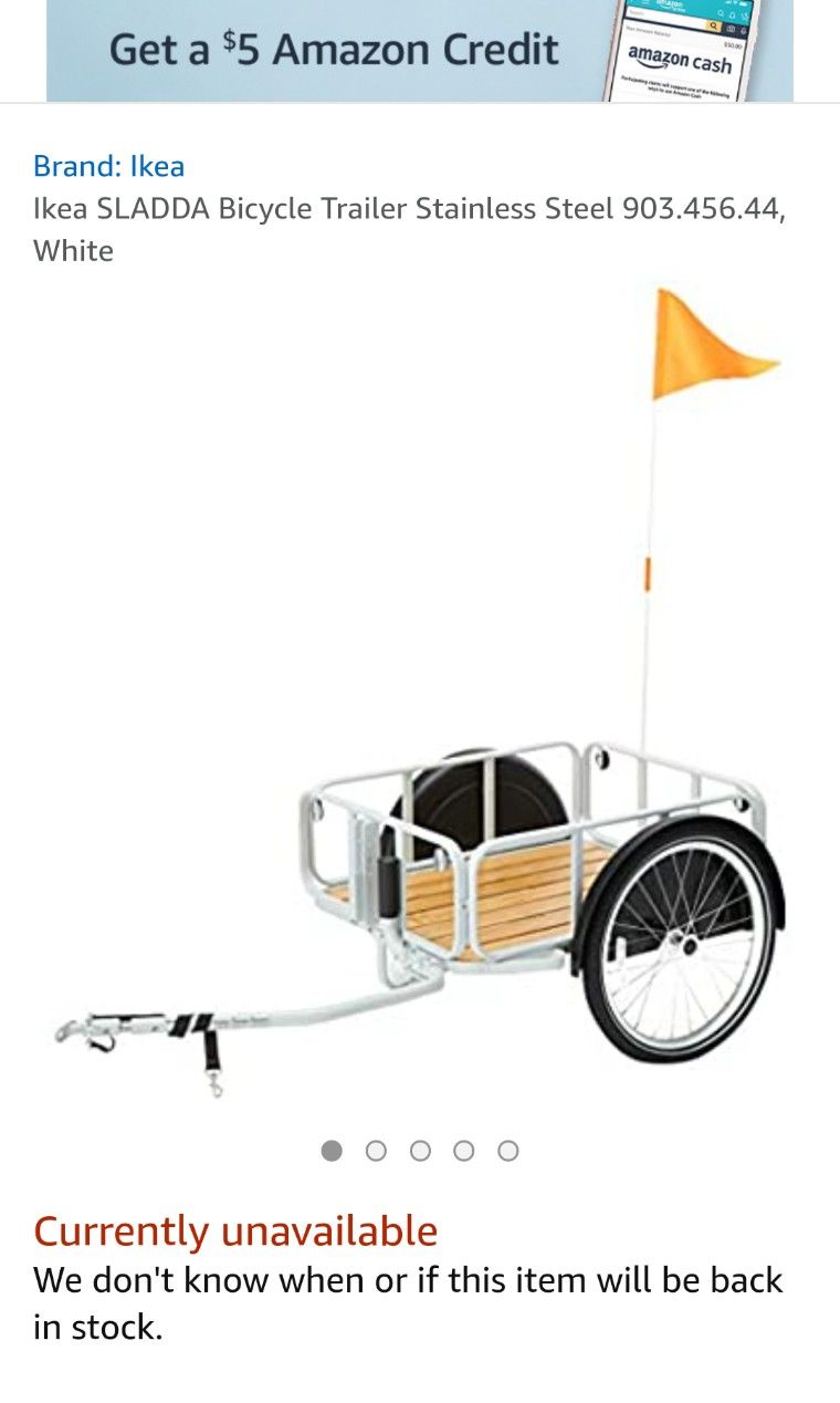 IKEA SLADDA BIKE TRAILER NEW