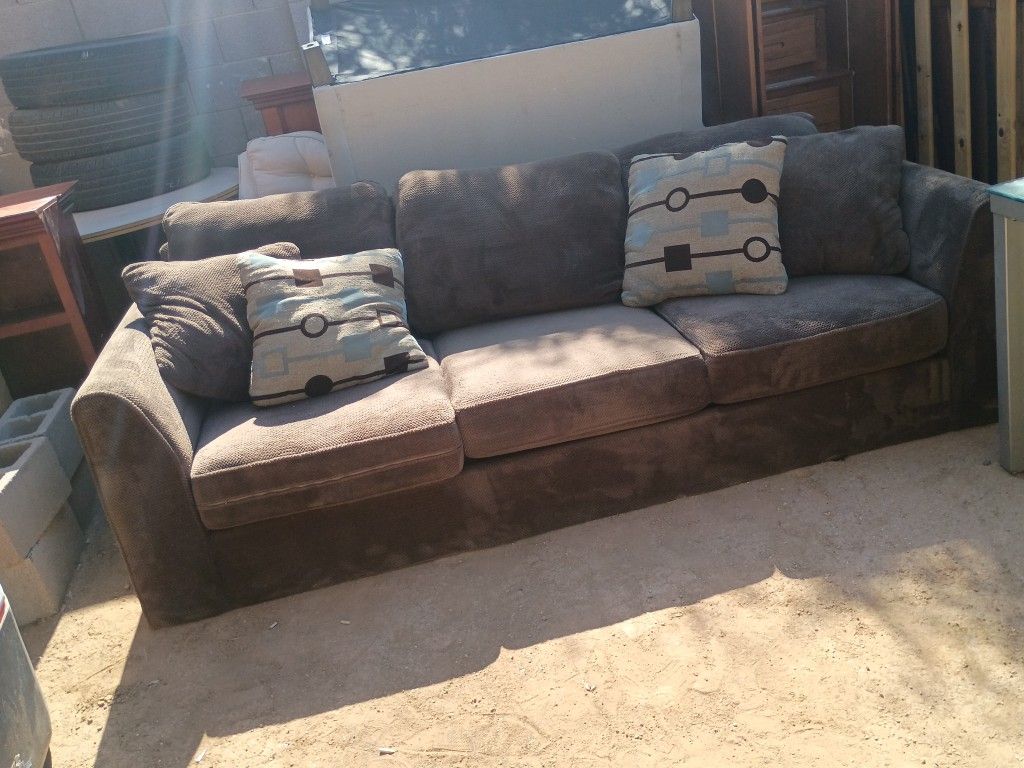 Confirmed Brown Couch