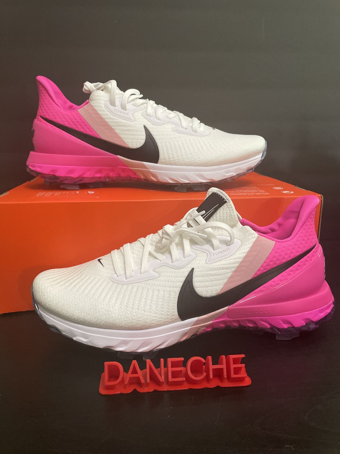 NIKE AIR ZOOM INFINITY TOUR PMO MEN'S SIZE 9 12 CZ8300-101 WHITE BLACK PINK  BLAST. for Sale in Alhambra, CA - OfferUp