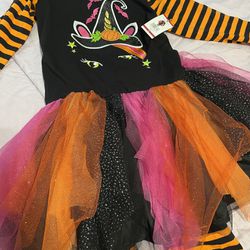Fall Halloween Tunic Dress Leggings 2 Piece 
