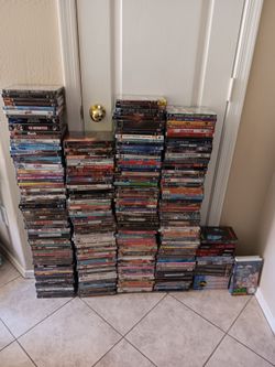 Sealed DVDs/ A few VHS