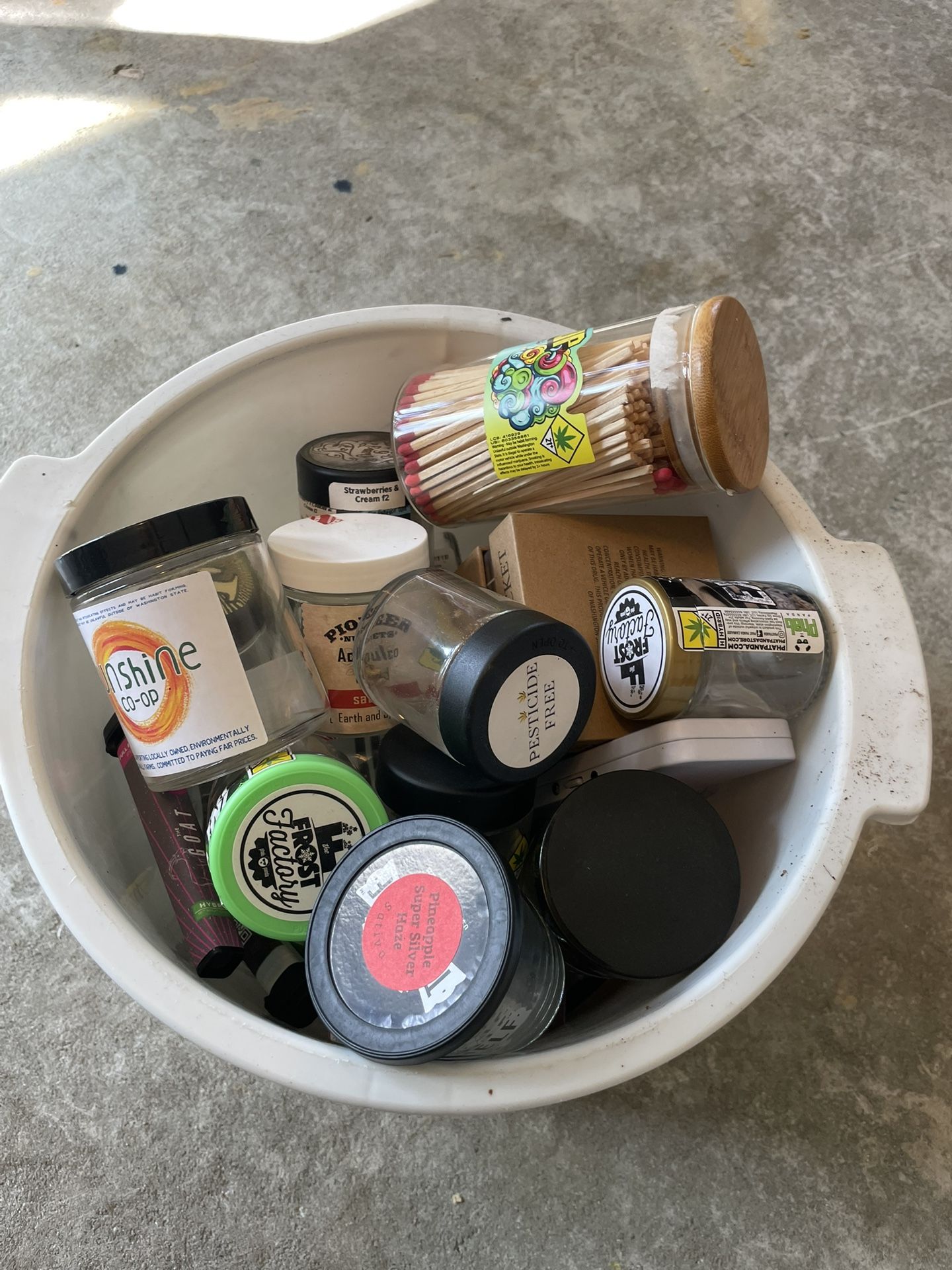Free Bag Of Empty Glass Bottles