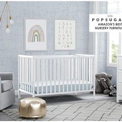 NEW Baby Crib - White  Retails For $137