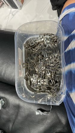 Bulk Lot Metal Belt Buckles Silver Tone