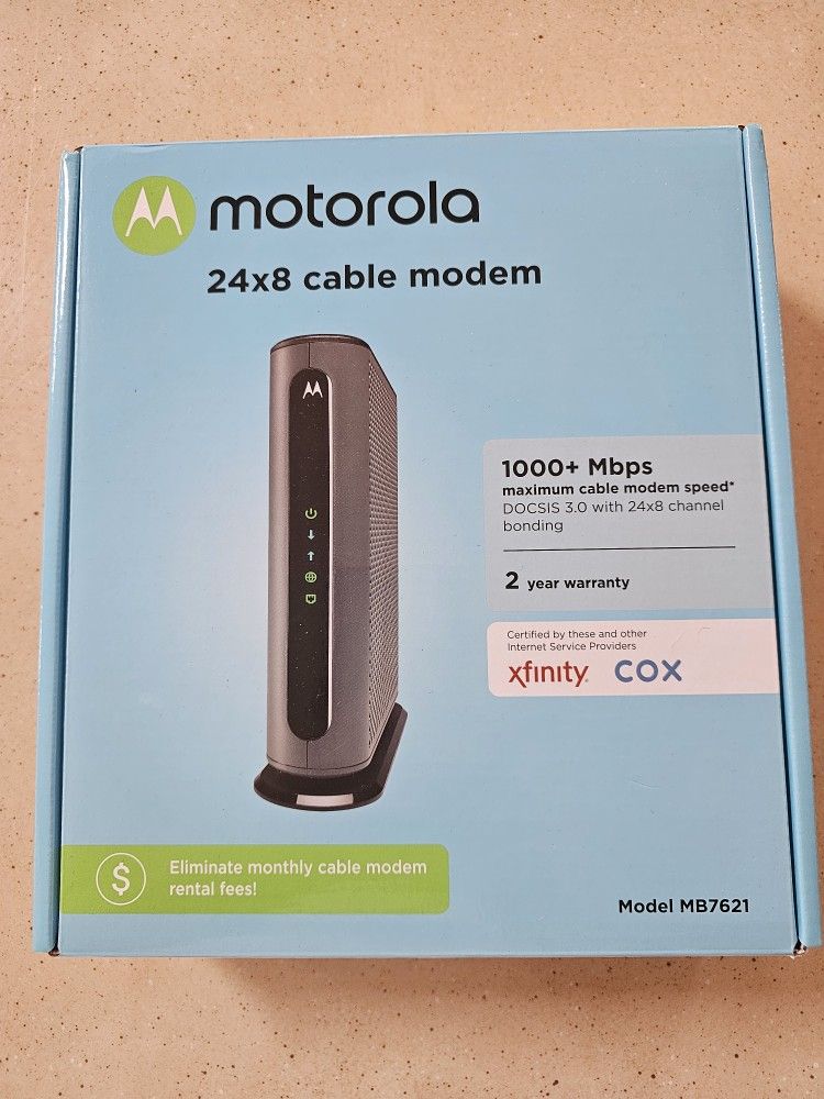 MOTOROLA CABLE MODEM $30