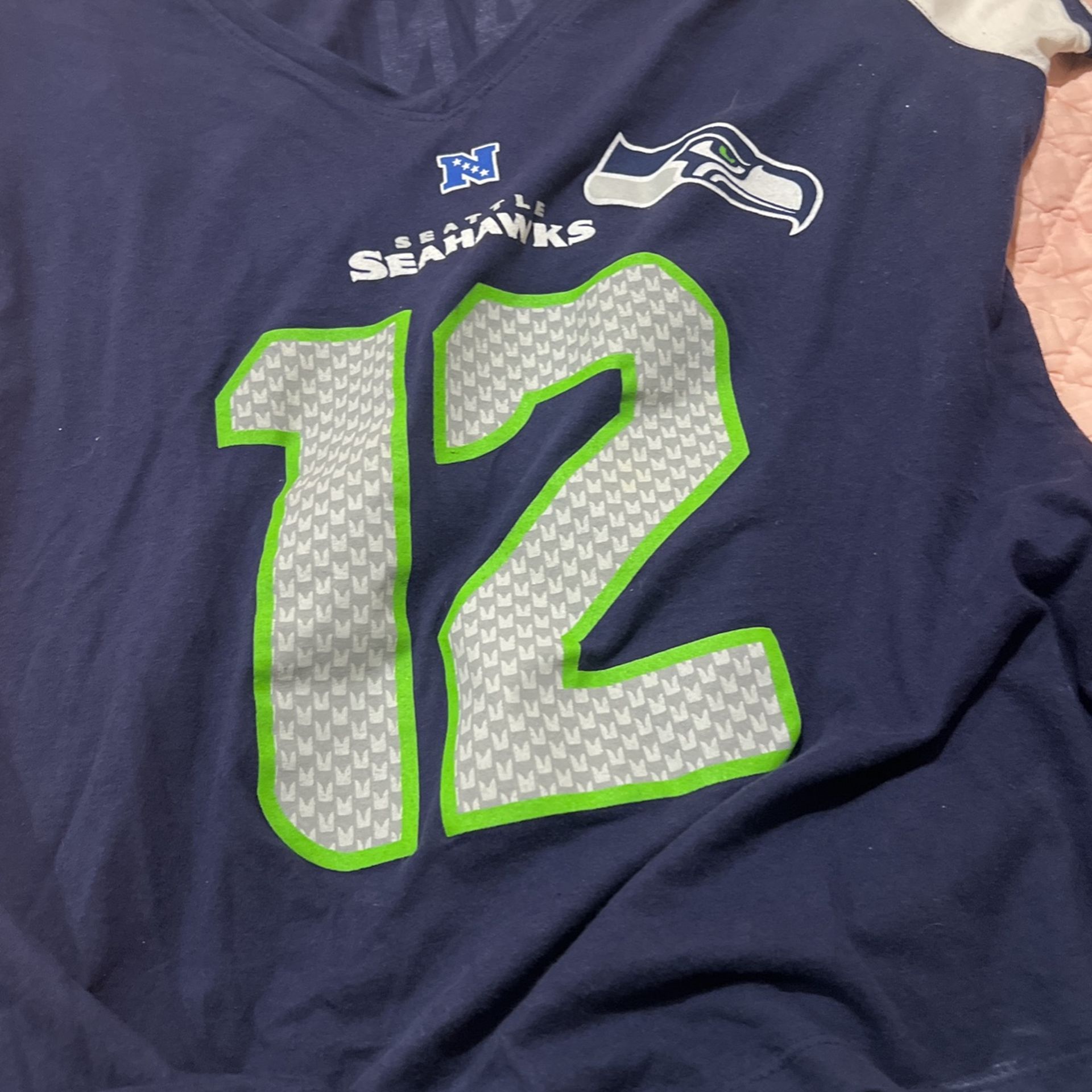 Seattle Seahawks Shirt For Women Medium Size