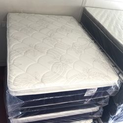 Full Size Mattress 14” Inches Pillow Top Of High Quality Also Available in Twin-Queen-King and Cali-King Same Day Delivery