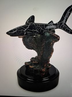 Sculpture of a shark