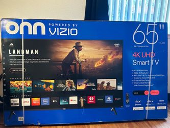 Brand New Unopened 65" Onn 4K UHD Smart TV (Powered by VIZIO) – Sealed