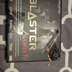 Creative Sound Blaster Audigy FX Sound Card 
