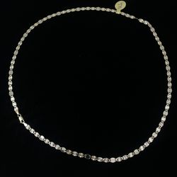 $800 Three Tone Gold Valentino Chain Necklace 