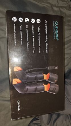 Leg Massager with Compression, 3-in-1 Foot Calf & Thigh Massager