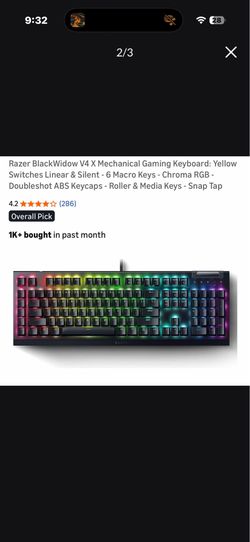 Razer BlackWidow V4 X