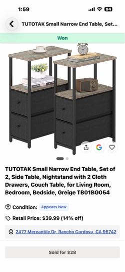 Side tables