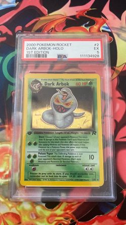Dark Arboks 1st edition pokemon