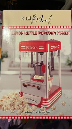 Kitchen Ace Tabletop Kettle Popcorn Maker