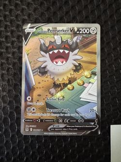 Galarian Perrserker V (Alternate Full Art) - SWSH11: Lost Origin (SWSH11)