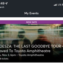 2 Odesza Tickets $40 OBO