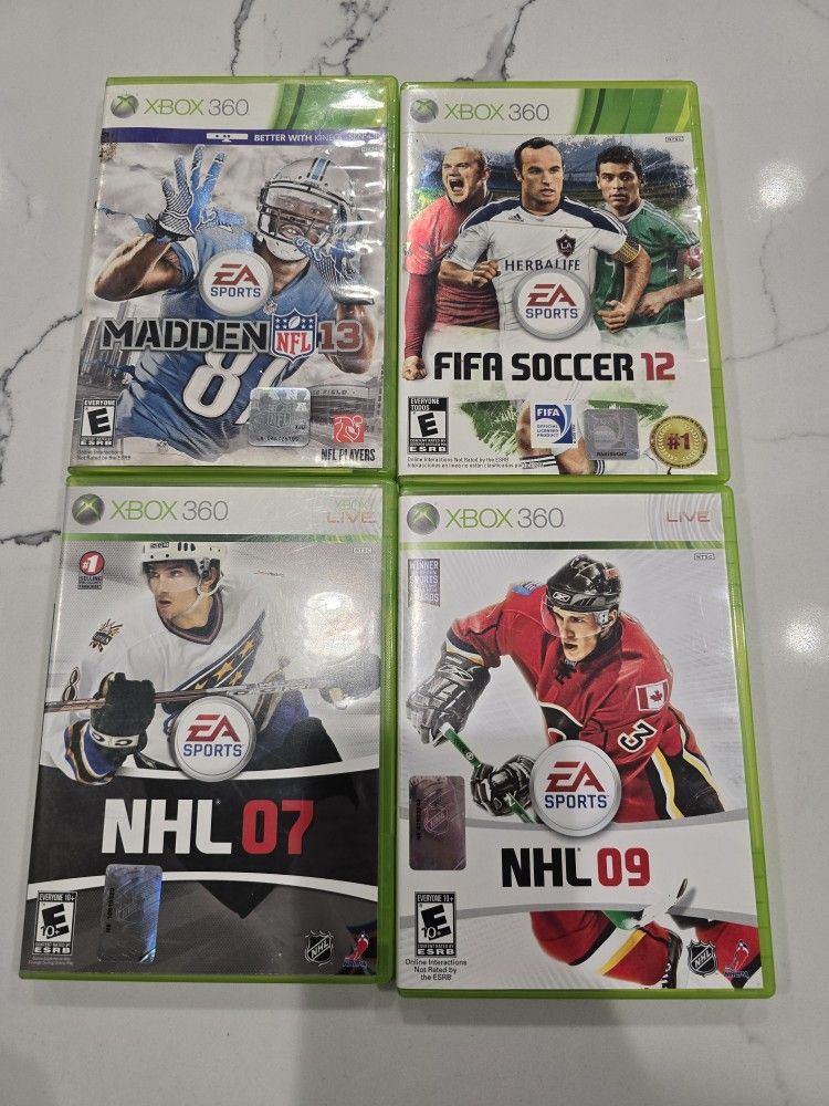 Xbox 360 Sport Games 