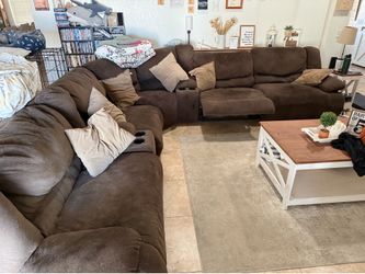 Brown couch
