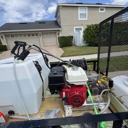 Turnkey Pressure Washing trailer Belt driven ( Honda 390,Bandit)
