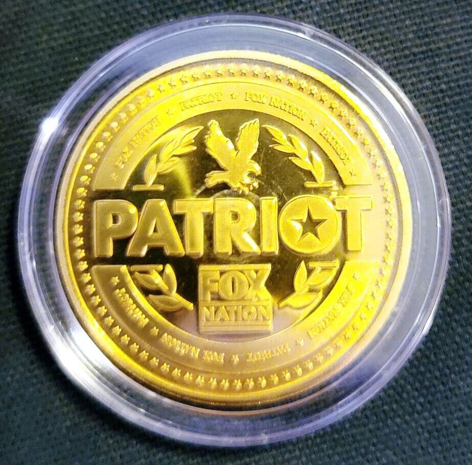 1.5" Promo "Fox Nation" Patriot Challenge Coin NEW!
