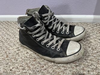 Leather Converse With Dragon Spikes