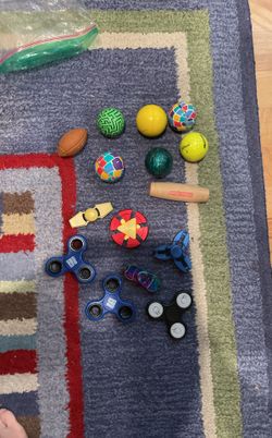Assorted Toys (Fidget Spinner, Balls And More)