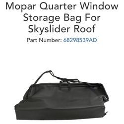 Brand New Jeep Mopar Quarter Window Storage Bag