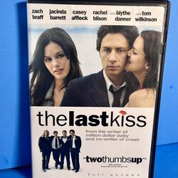 The Last Kiss (DVD, 2006) Zach Braff Rachel Bilson Casey Affleck - Full Screen