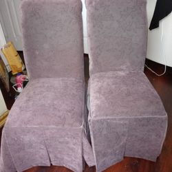 Brown Fabric Parsons Chairs $10 Each 8 Available