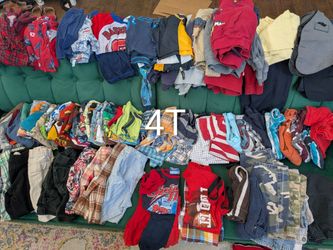 Preschool boy clothes, 4T:  70+ pieces