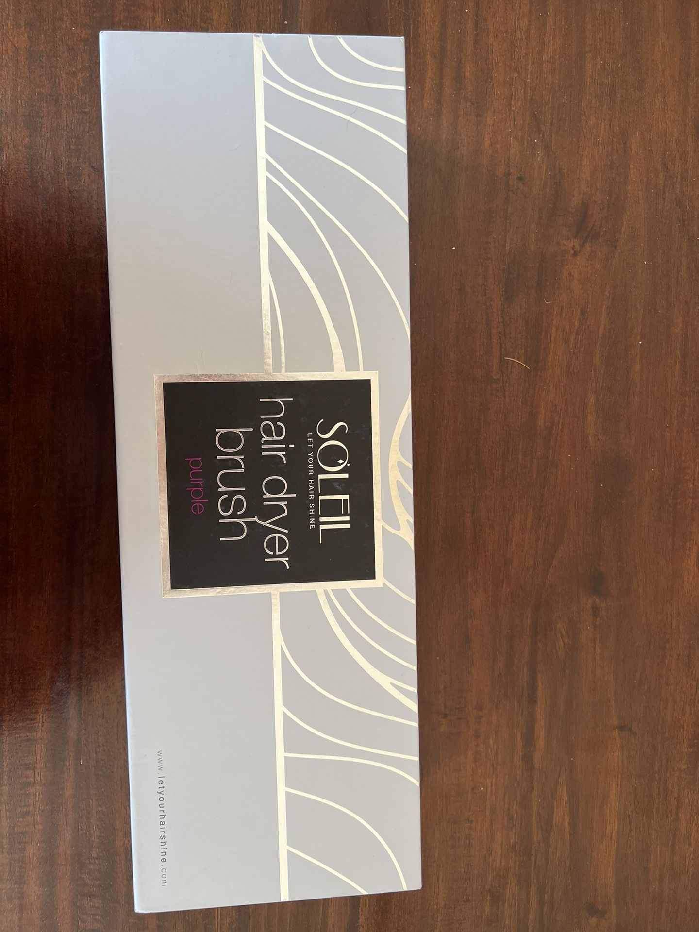 NEW! Soleil Hair Dryer Brush (purple)