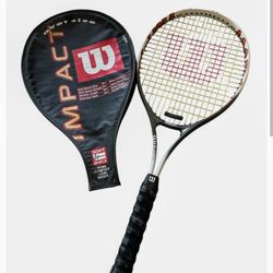 Wilson Impact Oversize Soft Shock L4 Tennis Racquet & Cover - 4 1/2" Grip Holmdel NJ 

