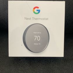 Nest Thermostat - Smart Programmable Wi-Fi Thermostat Charcoal and Nest Thermostat 