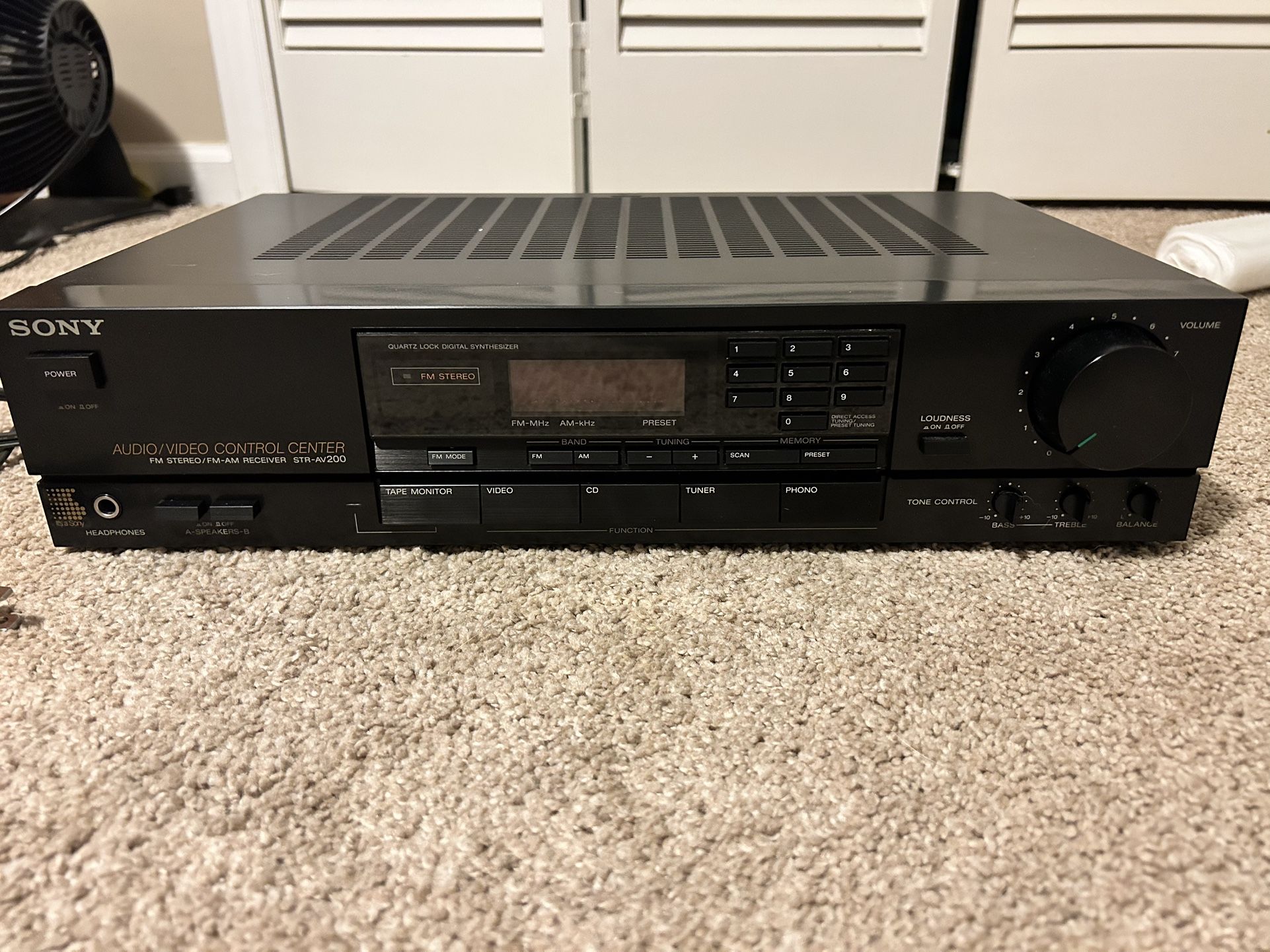 Sony Stereo Receiver 