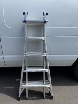 Werner MT22 Multi-Ladder - 22 ft Telescoping Aluminum Ladder (300 lbs Capacity)