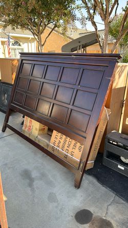 King Bed Headboard Footboard and Rails Furniture