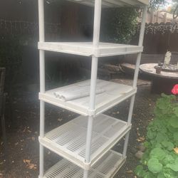 5 Tier Plastic Shelf