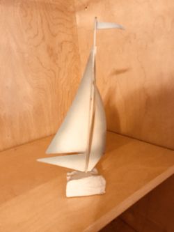Sail boat decoration.