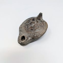 Ancient "Imperial Period" Roman Terracotta Oil Lamp (c. 2nd Century CE)