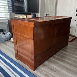 Cherry Queen Cabinet Bed-Save $$$$