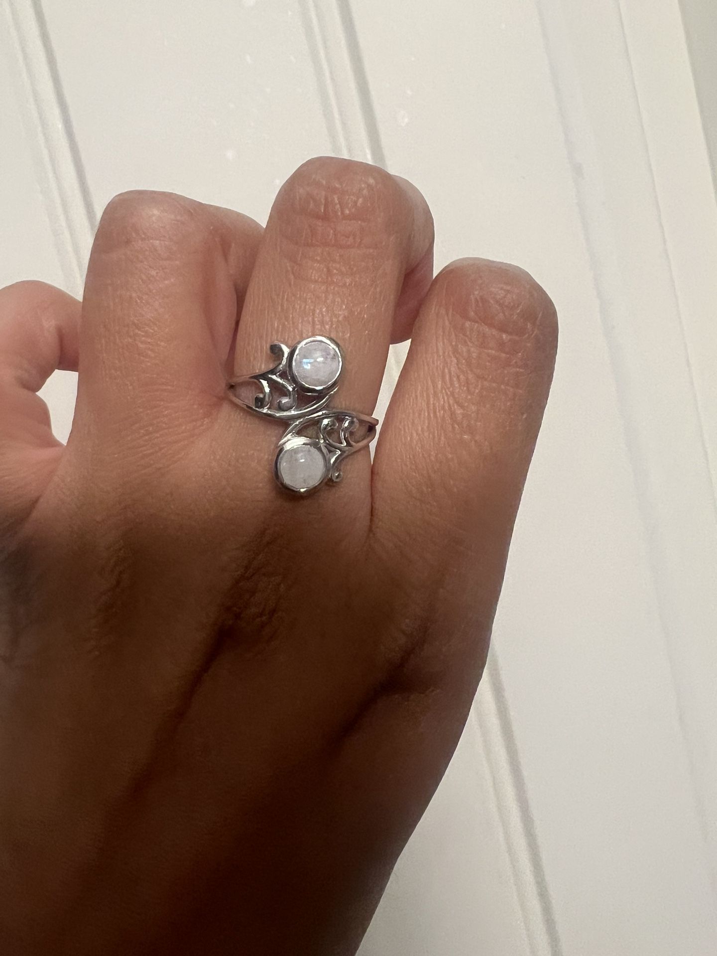 Moonstone Sterling Silver Ring 