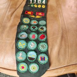 Vintage Girl Scout Sash Patches