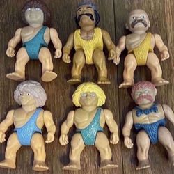 Vintage Playskool Definitely Dinosaurs Caveman Figure Lot