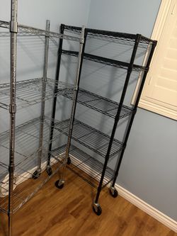 Adjustable Rolling Shelves