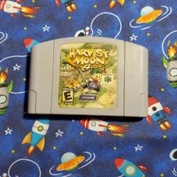 Harvest Moon Nintendo 64 N64 Authentic Tested Saves Polished Pins 