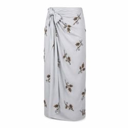 NWT Zara Limited Edition Embroidered Beaded Wrap Skirt – Size Large