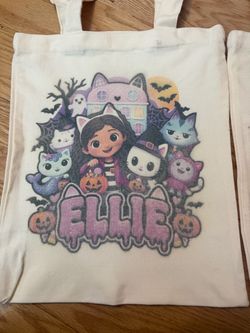 Halloween custom totes