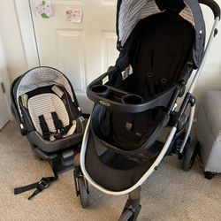 Graco Modes Stroller + SnugRide 35 LTE DLX Infant Car Seat Travel System